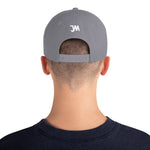 JWM Snapback Hat 1st Series (White JWM Logo) Logo Baseball Hats