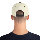 JWM Snapback Hat 1st Series (White JWM Logo) Logo Baseball Hats