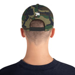 JWM Snapback Hat 1st Series (White JWM Logo) Logo Baseball Hats